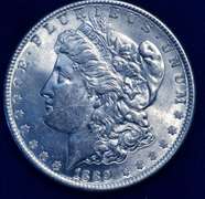 1889 BU Morgan Dollar