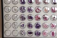 Tray of Colored Stones
