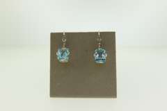 Sterling Silver Blue Topaz Earrings