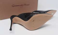 Gianvito Rossi Black Heel Ladies Shoes