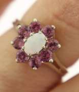 Sterling Silver Opal Ring
