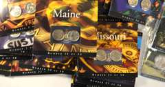 Lot Of State Quarters  Complete Set P and D Bu With Informational  With Some Bonus Quarters