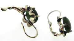 Sterling Silver Jade earrings