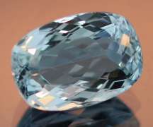 High fire 8.10ct sky blue cushion cut Topaz