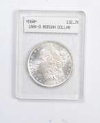 MS60+ 1884-O Morgan Silver Dollar - Graded Blanchard