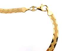 Timeless 14kt Herringbone Chain Necklace