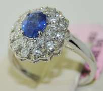 Envious Sapphire and Diamond 18kt Ring