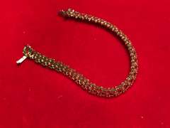 10K YELLOW GOLD DIAMOND BRACELET
