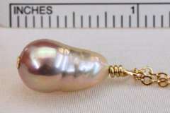 Perfect Pink Pearl Necklacce