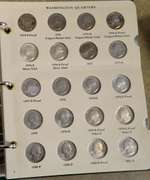 Estate Lot Of Coin Books With Coins