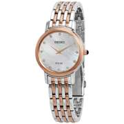 Seiko Quartz Diamond Mother of Pearl Dial Ladies Watch