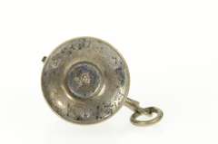 Silver 3D Pot Cooking Motif Kitchen Cook Chef Charm/Pendant