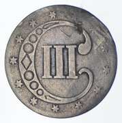 1852 Silver Three-Cent Piece