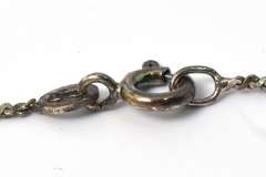 Sterling Silver Druze Necklace