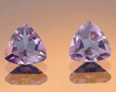 Glittering bright purple 2.93ct Amethyst pair