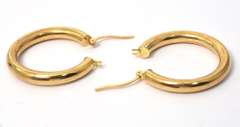 Classic 14KT Yellow Gold Hoops