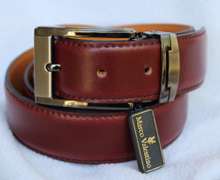 Classy Fine Quality Leather Belt, Made In Italy