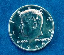 Lot Of 3 1964 Accent Hair Proof Kennedy Half