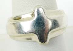 RLM Studio Sterling Silver Cross Ring, Size 9.5