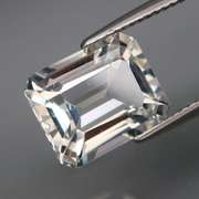 Captivating 5.52ct 9x11mm diamond white Topaz
