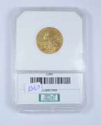 MS64 1915 $5.00 Indian Head Gold Half Eagle - Graded by PCI