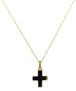 Stunning 18kt Tiny Treasure Cross Necklace