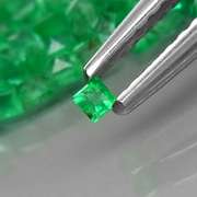 Outstanding 3.15ct real Colombian Emerald set