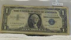 1957-A $1.00 Silver Cert, Star Note, circ