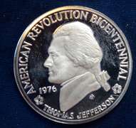 Sterling Silver Thomas Jefferson Medal