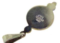 Sterling Silver Black Onyx Pendant