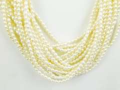 18 Strand Freshwater Pearl Necklace w/Sterling Clasp