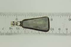 Silver-Tone Color Stone Pendant