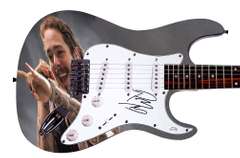 Post Malone Autographed Custom Photo Guitar