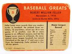 Bob Feller 1961 Fleer Baseball Card