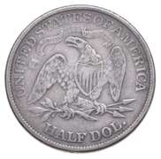 1867-S Seated Liberty Half Dollar