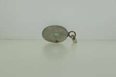 Silver-Tone Color Stone Pendant
