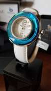EUROPEAN WATCH WITH BERMUDA BLUE CRYSTAL RING