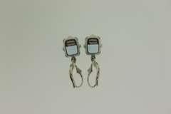 Sterling Silver Blue Topaz Earrings