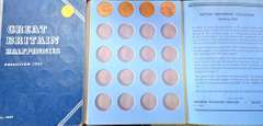 Great Britain Half Penny Book