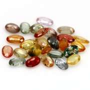 Heated only! 7.21ct fancy color Sapphire set