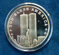 World Trade Center 1 OZ Silver Round
