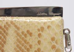 Salvator Feragamo Python Clutch