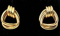 Classy & Showy 14KT Yellow Gold Earrings