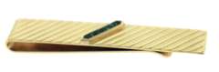 Handsome 14kt Yellow Gold Emerald Mens' Money Clip
