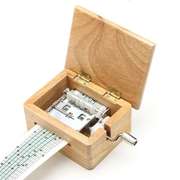 DIY Hand-Cranked Music Box 15 Tone Wooden Box