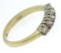 Lovely Yellow Gold Diamond Band