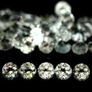 Amazing 41 piece 5.37ct 3mm diamond cut Zircon Parcel