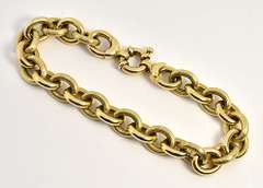 Practical 14k Link Bracelet