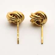Popular Gold Knot Stud Earrings