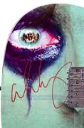 Alice Cooper Autographed Custom Graphics Guitar